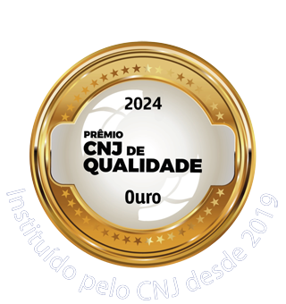 Imagem do selo CNJ de qualidade - Ouro - 2024